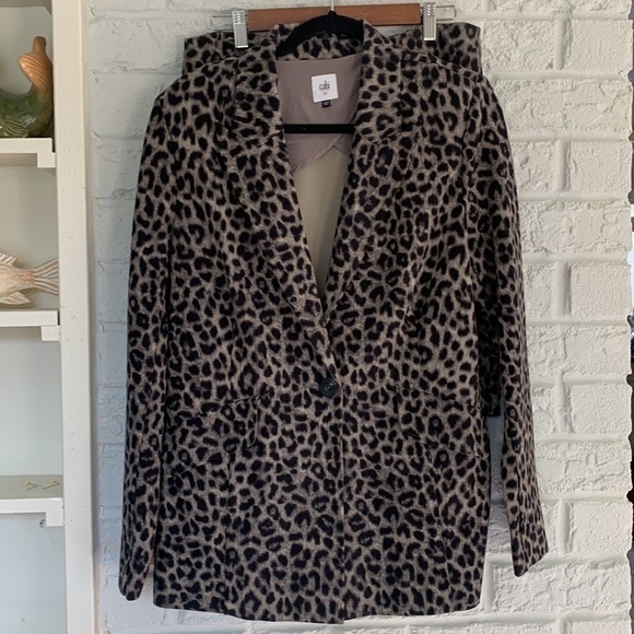 CAbi Leopard Print Skirt Set - Black and Brown - Picture 14 of 16